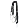 Climax Shock Absorber 51 - Elastische Y Lanyard met Snaphaak & 2 Steigerhaken (120–200 cm)