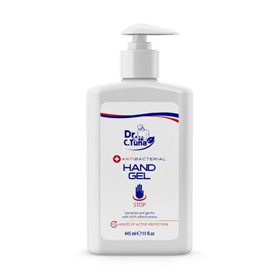 Dr. Tuna Antibacteriële Handgel 70% Alcohol – Pompflacon 445 ml