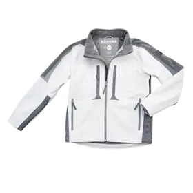 Excess Active PRO Jack 216 Wit/Grijs – Waterafstotend & Winddicht met Capuchon, Maat XL