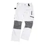 Excess Werkbroek Champ 592 Wit/Grijs – Cordura Kniezakken & Verlengbare Pijpen, Maat 48
