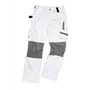 Excess Werkbroek Champ 592 Wit/Grijs – Cordura Kniezakken & Verlengbare Pijpen, Maat 52
