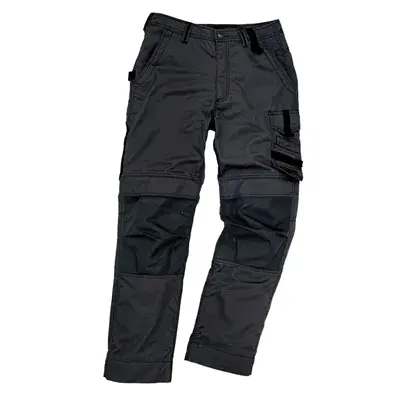 Excess Werkbroek Champ 592 Zwart/Zwart – Cordura Kniezakken & Verlengbare Pijpen, Maat 56