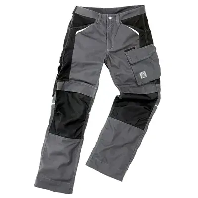 Excess Werkbroek Slash PRO 513 Antraciet/Zwart – Cordura Kniezakken & Verlengbare Pijpen, Maat 52