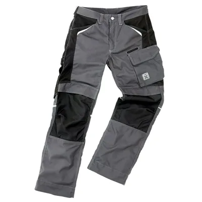 Excess Werkbroek Slash PRO 513 Antraciet/Zwart – Cordura Kniezakken & Verlengbare Pijpen, Maat 56