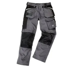 Excess Werkbroek Slash PRO+H 514 Antraciet/Zwart – Cordura Kniezakken & Verlengbare Pijpen, Maat 50