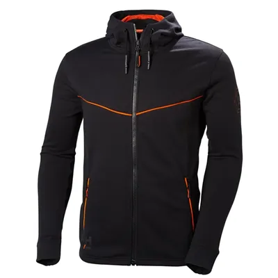 Helly Hansen 79197 Chelsea Evolution Hoodie Zwart – Met Capuchon & YKK Rits, Maat M