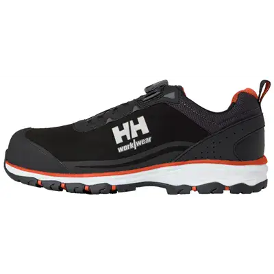 Helly Hansen Chelsea Evo 2 Boa Veiligheidsschoen S3 Laag Zwart - Oranje - BOA Sluiting & Metaalvrij - Maat 47