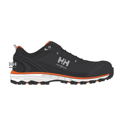 Helly Hansen Chelsea Evo 2 Veiligheidsschoen S3 Laag Zwart - Oranje - Metaalvrij & Ademend - Maat 47