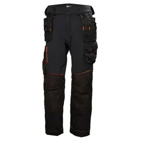 Helly Hansen Chelsea Evolution Construction Werkbroek Zwart/Grijs – 4-Way Stretch & Cordura Versteviging, Maat C54