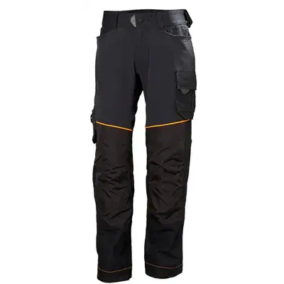 Helly Hansen Chelsea Evolution Stretch Werkbroek Zwart/Grijs – Cordura Versteviging & Verlengbaar, Maat C50