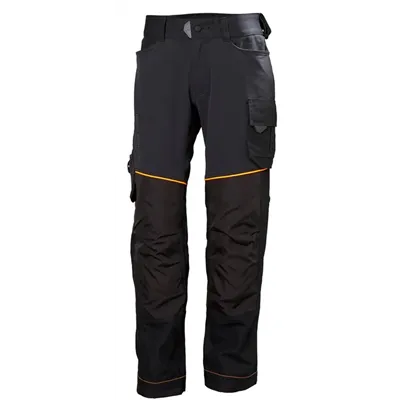 Helly Hansen Chelsea Evolution Stretch Werkbroek Zwart/Grijs – Cordura Versteviging & Verlengbaar, Maat C56