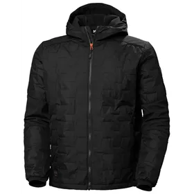 Helly Hansen Kensington Hooded Jas Zwart – Lifaloft Geïsoleerd & Waterafstotend, Maat XXL