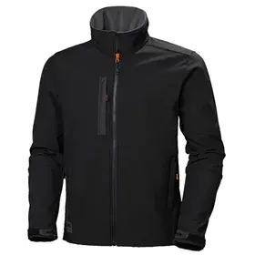 Helly Hansen Kensington Softshell Jas Zwart – Waterafstotend & Fleecekraag, Maat M