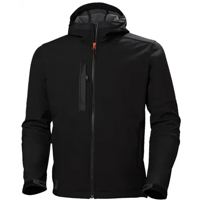 Helly Hansen Kensington Softshell Jas Zwart – Waterafstotend & Functioneel Design, Maat M
