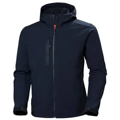 Helly Hansen Kensington Softshelljas 74230 Marine – Met Capuchon & Waterafstotend, Maat XXL