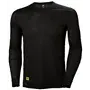 Helly Hansen Lifa Crewneck 75105 Zwart - Vochtregulerend & Naadloos Comfort - Maat M