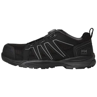Helly Hansen Manchester Boa Veiligheidsschoen S3 Laag Zwart - BOA Sluiting & Metaalvrij - Maat 41