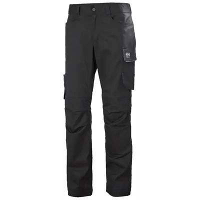 Helly Hansen Manchester Construction Werkbroek Zwart – 2-Way Stretch & Hangzakken, Maat 48