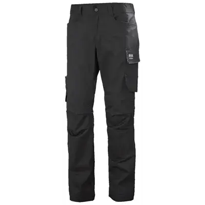 Helly Hansen Manchester Construction Werkbroek Zwart – 2-Way Stretch & Hangzakken, Maat 52