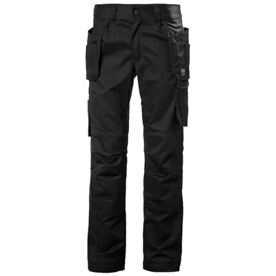Helly Hansen Manchester Construction Werkbroek Zwart – Stretch, Hangzakken & Verlengbare Pijpen, Maat 52