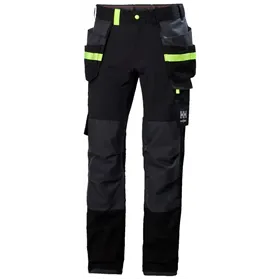 Helly Hansen Oxford 4-Way Stretch Construction Werkbroek Zwart/Antraciet - Maat 46