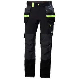 Helly Hansen Oxford 4-Way Stretch Construction Werkbroek Zwart/Antraciet - Maat 52