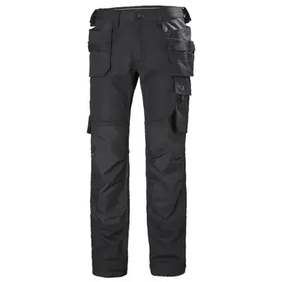Helly Hansen Oxford Construction Werkbroek Zwart – Stretch, Cordura Versteviging & Hangzakken, Maat C46