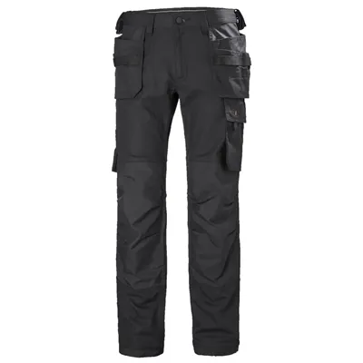Helly Hansen Oxford Construction Werkbroek Zwart – Stretch, Cordura Versteviging & Hangzakken, Maat C52
