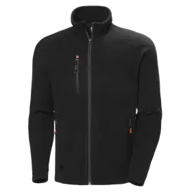 Helly Hansen Oxford Fleecejack Zwart - Warm & Duurzaam van Gerecycled Polartec® - Maat M