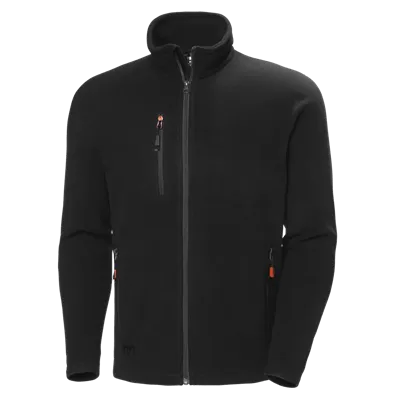 Helly Hansen Oxford Fleecejack Zwart - Warm & Duurzaam van Gerecycled Polartec® - Maat M