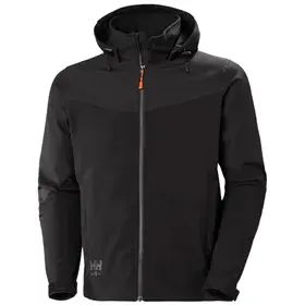 Helly Hansen Oxford Softshell Jas Zwart – Waterafstotend & Comfort Fit, Maat 3XL