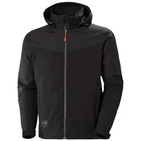 Helly Hansen Oxford Softshell Jas Zwart – Waterafstotend & Comfort Fit, Maat M