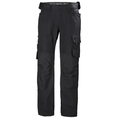 Helly Hansen Oxford Werkbroek Zwart – Stretch, Verstevigde Knieën & Verlengbare Pijpen, Maat C46
