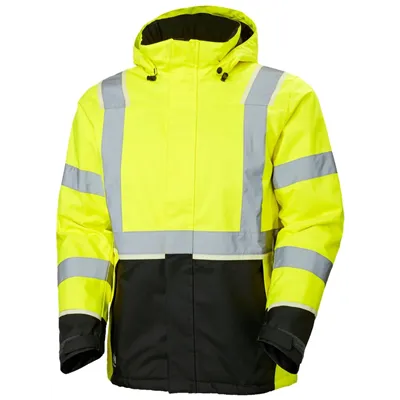 Helly Hansen UC-ME Winterjas 71355 Fluo Oranje - Klasse 3, Waterdicht & Gevoerd, Maat XXL