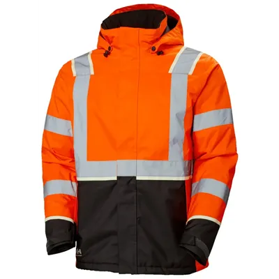 Helly Hansen UC-ME Winterjas Fluo Oranje - Klasse 3, Waterdicht & Gevoerd, Maat 3XL