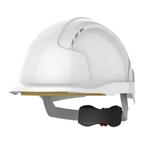 JSP AJD170 EVOLite Micro Draaiknop Veiligheidshelm Wit - Lichtgewicht ABS