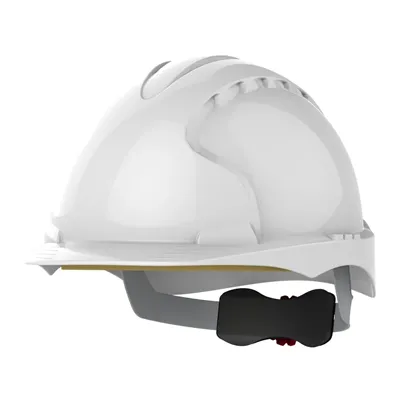 JSP AJE170-000-100 Veiligheidshelm Wit - HDPE & Revolution® Wielratel