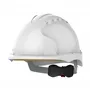 JSP AJG170 EVO3 Micro Draaiknop Veiligheidshelm Wit - HDPE & Revolution® Wielratel