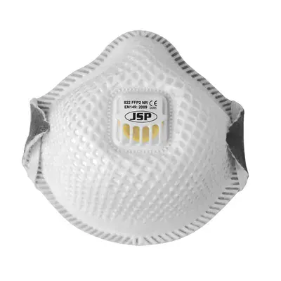 JSP Flexinet 822ML FFP2V Maskers - Met Ventiel & Comfortrooster (10 Stuks)