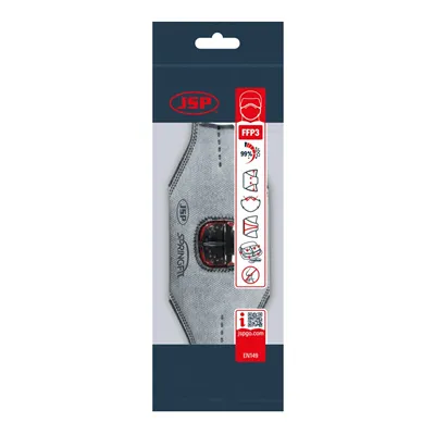 JSP Springfit 436ML FFP3V Masker - Compact & Typhoon™ Ventiel voor Extra Comfort