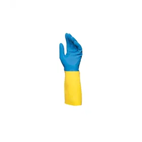 MAPA Alto 405 Duo Mix Werkhandschoen Latex Blauw/Geel – Grip & Tactiel Comfort, Maat 9