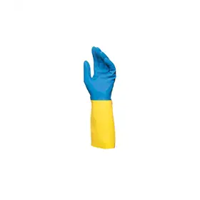 MAPA Alto 405 Duo Mix Werkhandschoen Latex Blauw/Geel – Grip & Tactiel Comfort, Maat 9