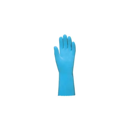MAPA Jersette 300 Werkhandschoen Natuurlatex Blauw – Chemisch Bestendig & Comfort, Maat 6