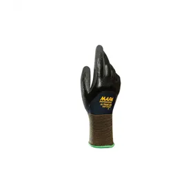 MAPA Ultrane 525 Oliebestendige Werkhandschoen Nitril Grip & Proof Zwart/Grijs - Maat 9