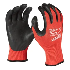 Milwaukee 1420 Snijvaste Werkhandschoenen Cut 3 - Touchscreen Compatibel & Oliebestendige Grip - Maat 10