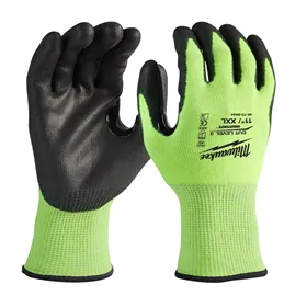 Milwaukee 8131 Hi-Vis Snijvaste Werkhandschoenen Cut 3 - Reflecterend, Dun & Touchscreen Compatibel - Maat 11