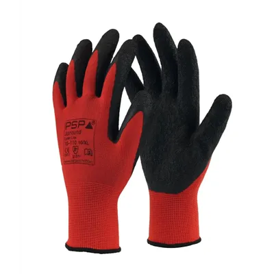 PSP 10-110 Werkhandschoen Latex Lite Rood – Droge Grip & Ademend, Maat 9