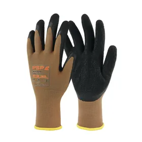 PSP 10-120 Werkhandschoen Latex Lite Pro Bruin – Ademend & Droge Grip, Maat 10