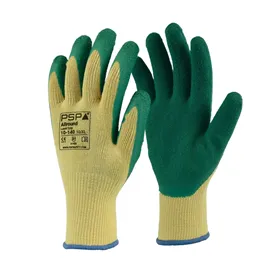 PSP 10-140 Werkhandschoen Latex Allround Groen/Geel – Ruwe Grip & Slijtvast, Maat 8