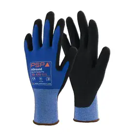 PSP 10-470 Werkhandschoen Nitril Sandy Blauw – Oliegrip & Ademend, Maat 9